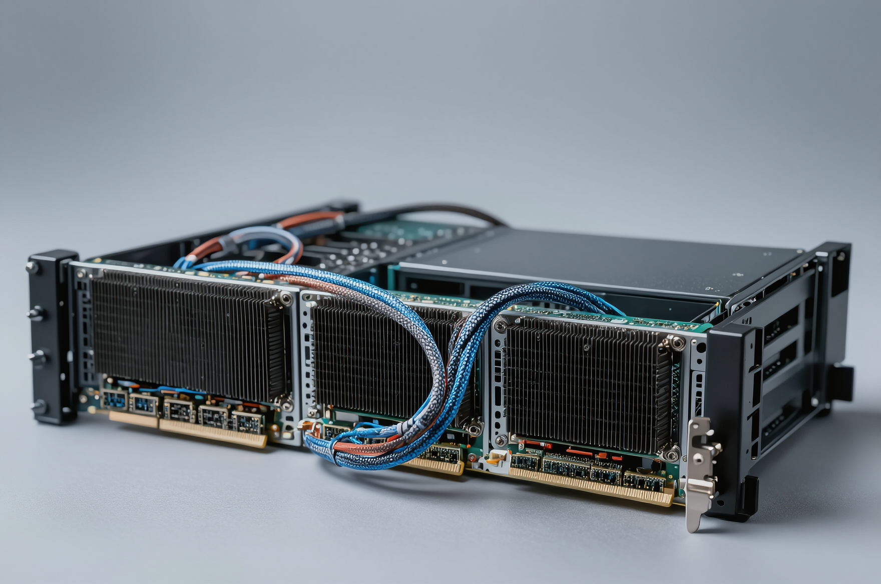 Microsoft Lens modular GPU server sled visualization