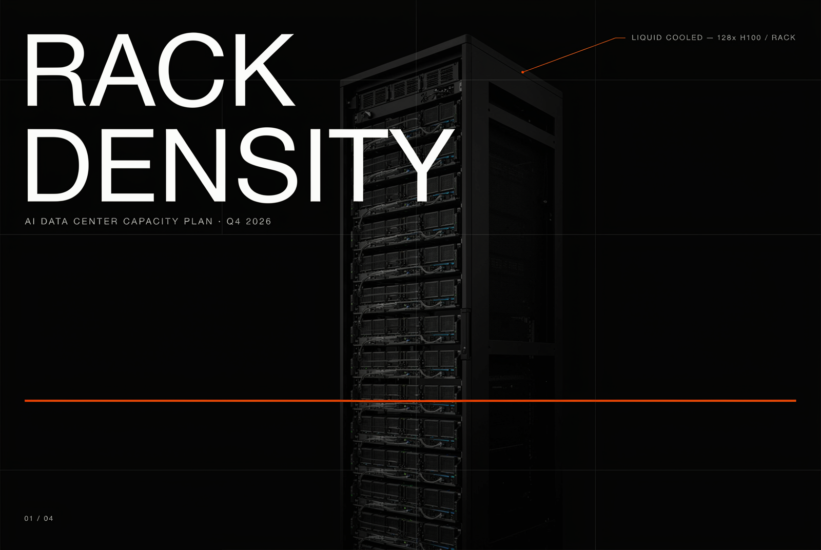 AI models for infrastructure visuals editorial GPU rack concept