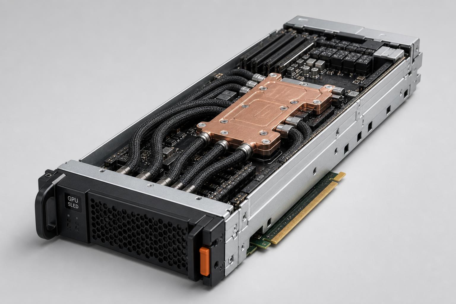 GPU server sled product visualization prompt output