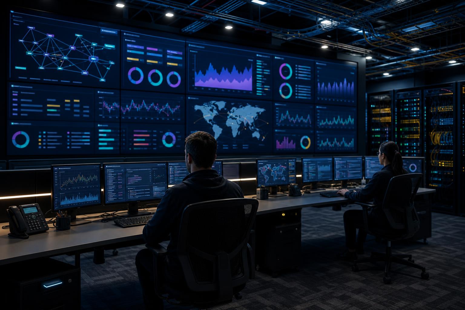 Network operations center prompt output