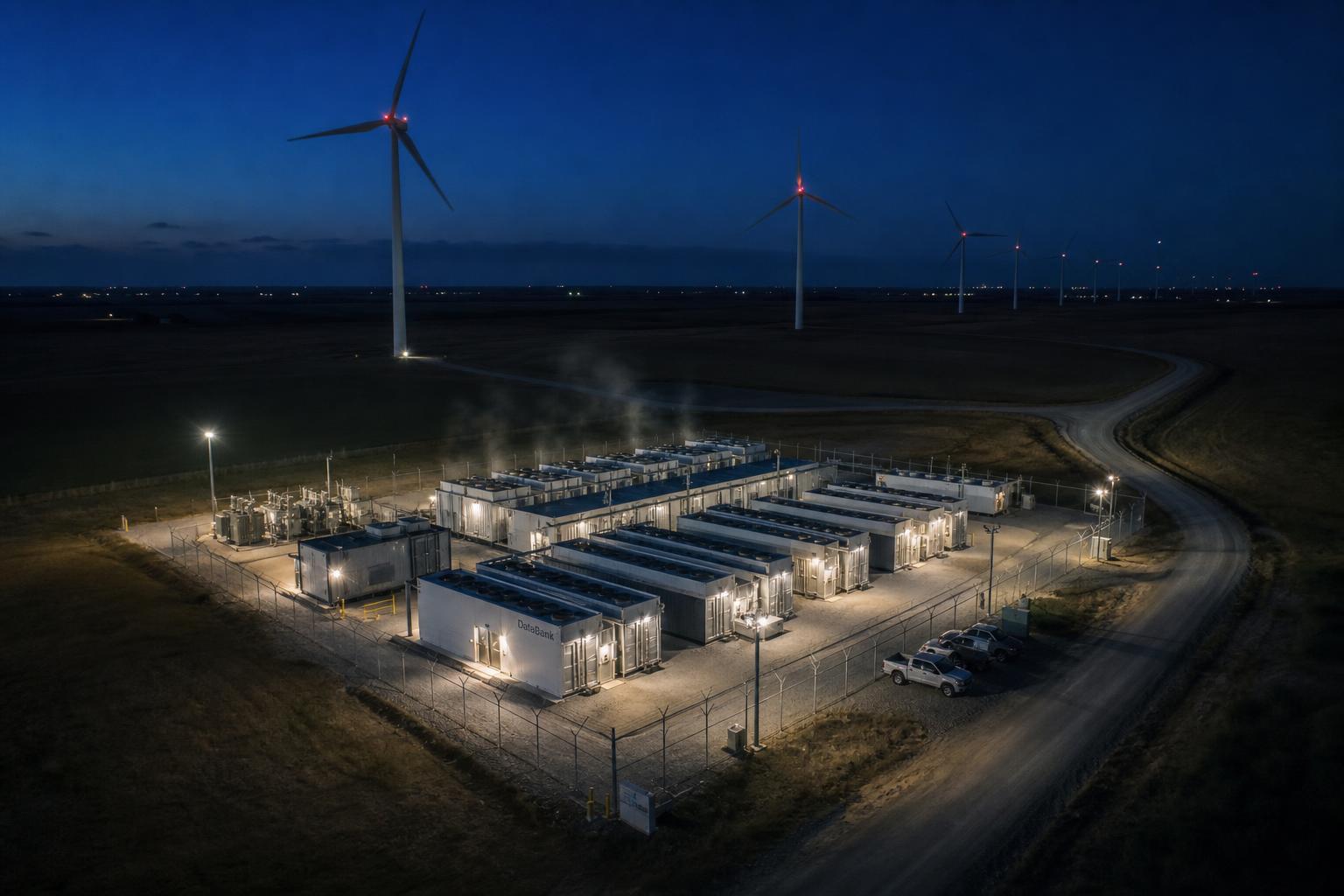 Modular data center renewable energy prompt output