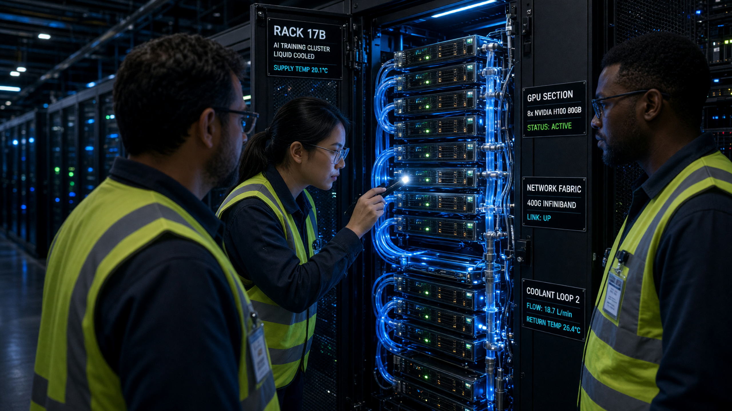 Grok Imagine Image V2 data center GPU rack test