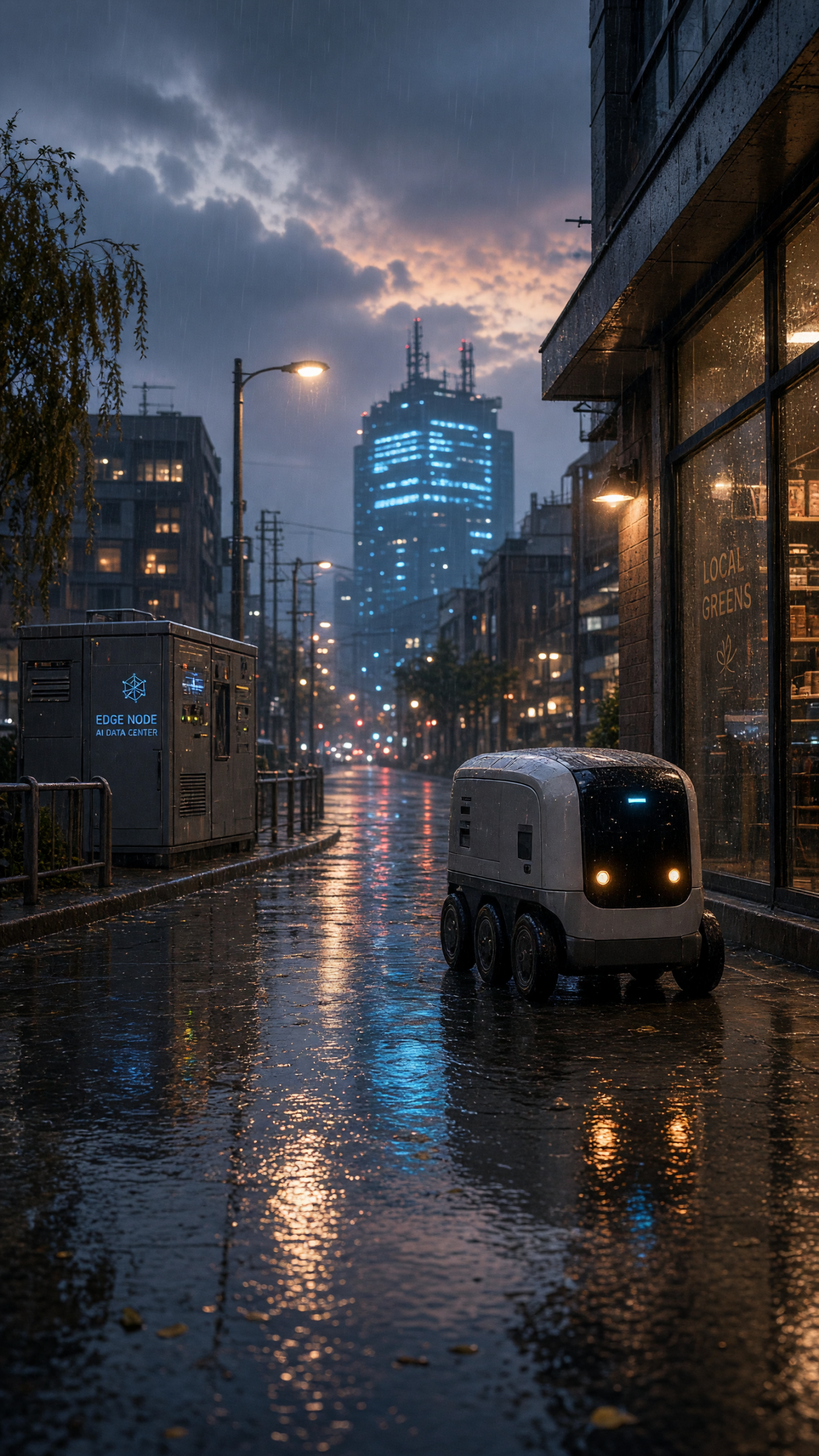 Grok Imagine Image V2 edge inference city test