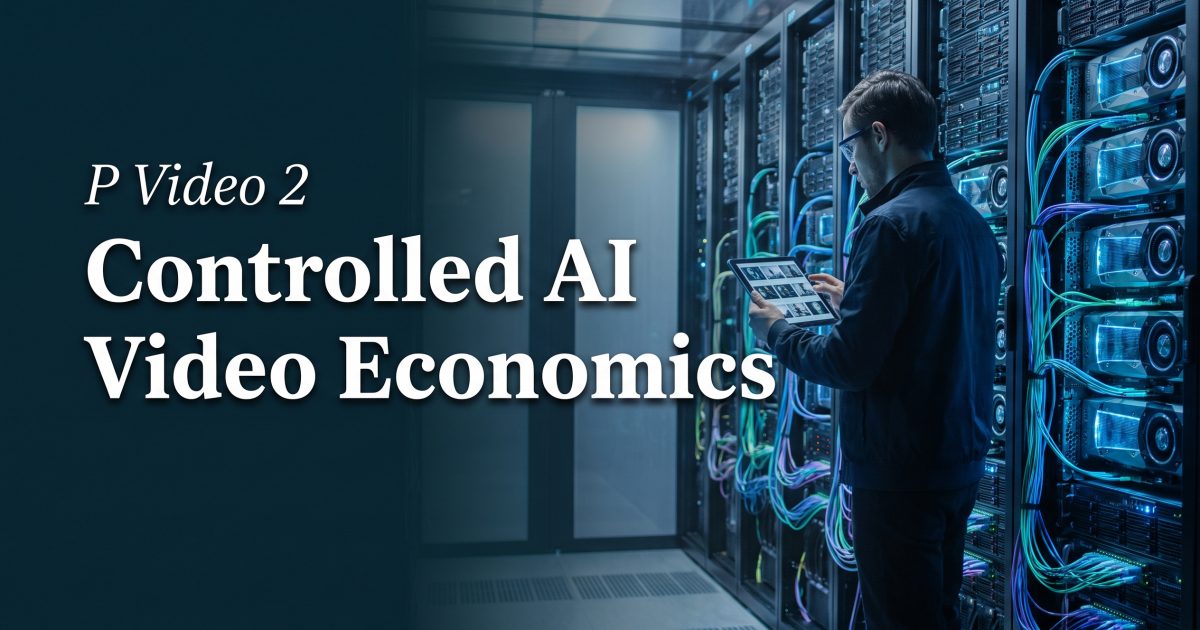 P-Video 2 and the New Economics of Controlled AI Video