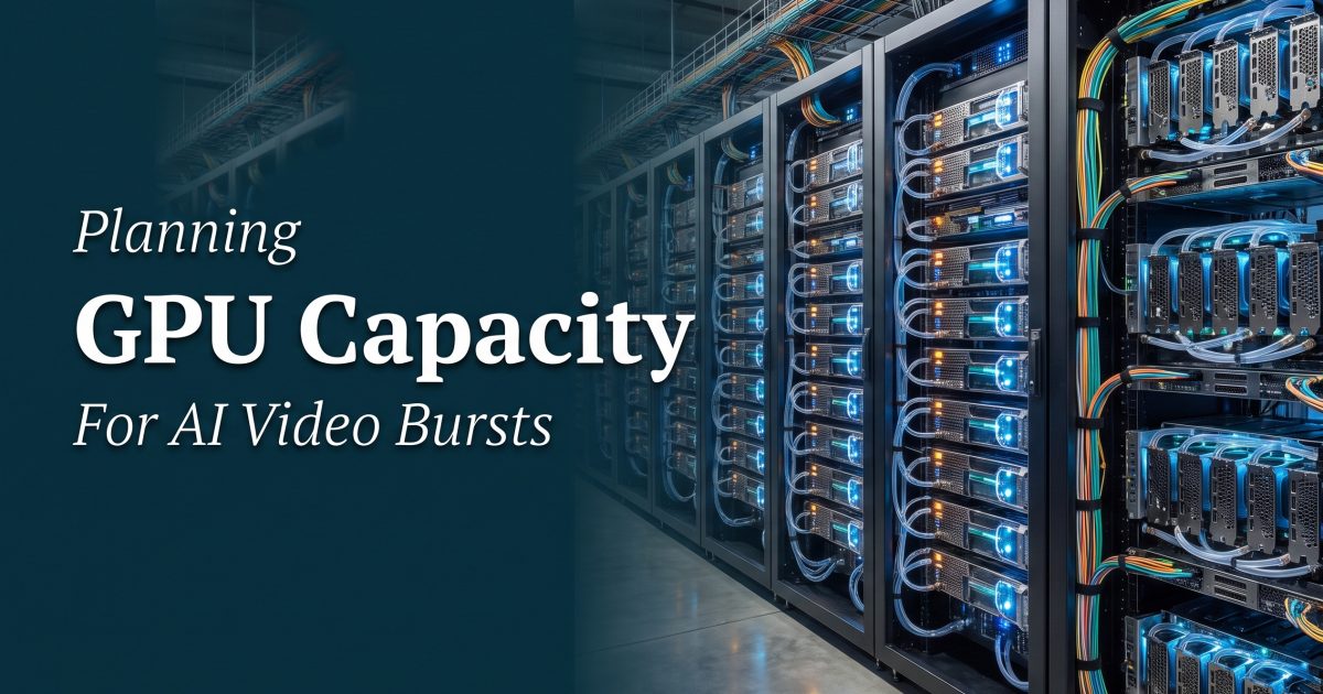 P-Video 2: Planning GPU Capacity for AI Video Bursts