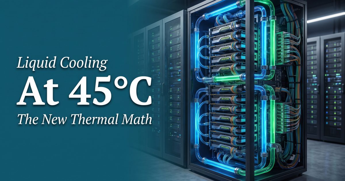 Liquid Cooling at 45°C: The New Thermal Math of AI Factories